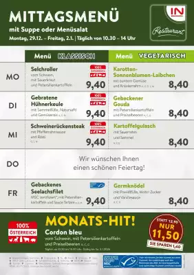 Interspar Restaurant Flugblatt (gültig bis 2-01)