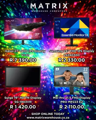 Matrix Warehouse catalogue (valid until 28-12)