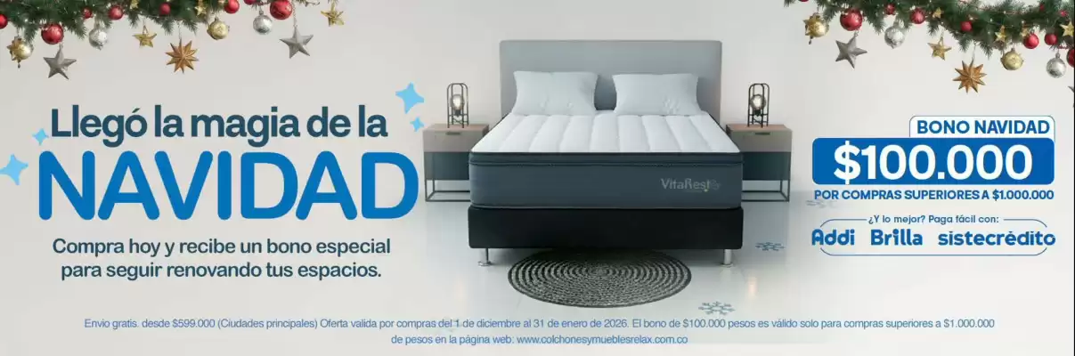 Catálogo Colchones Relax (válido hasta 31-01)