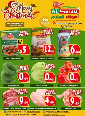 Al-Salam Supermarket flyer (valid until 29-12)