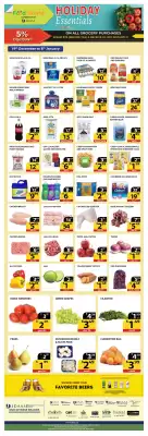 Food World Supermarket flyer (valid until 8-01)