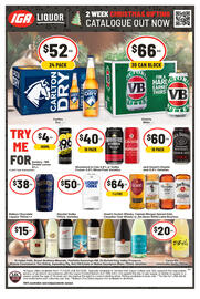 IGA Liquor catalogue week 52 Page 1