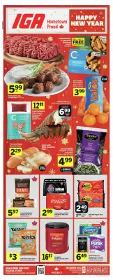 IGA flyer