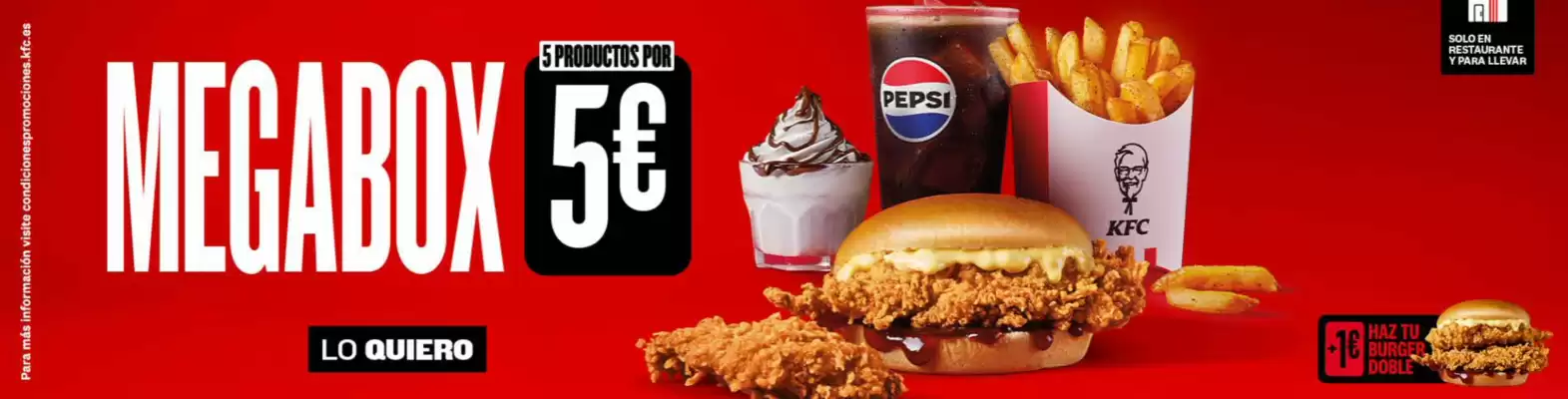 Catálogo KFC (válido hasta el 31-12)
