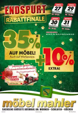 Möbel Mahler Katalog (gültig bis 31-12)