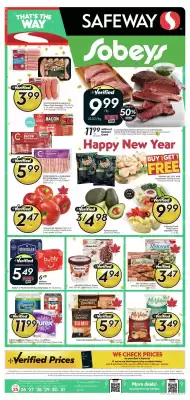 Safeway flyer (valid until 1-01)