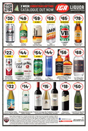 IGA Liquor catalogue week 52 Page 1