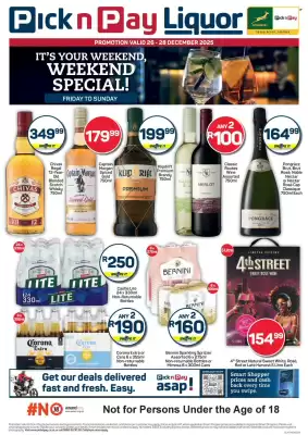 Pick n Pay Liquor catalogue (valid until 28-12)