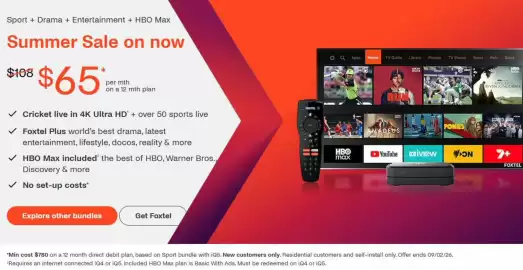 Foxtel catalogue Page 1