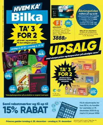Bilka tilbudsavis (gælder indtil 1-01)