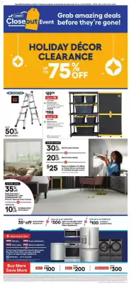 Lowe's weekly ad (valid until 8-01)