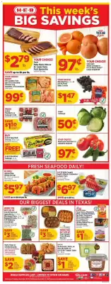 H-E-B weekly ad (valid until 1-01)