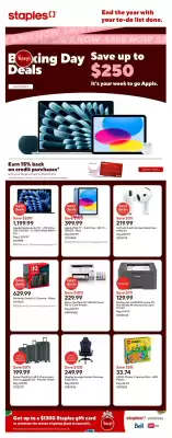 Staples flyer