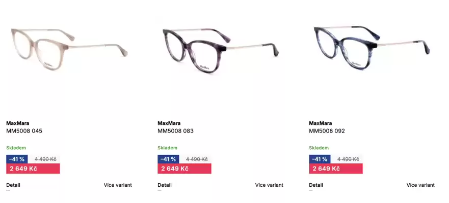 Eiffel Optic leták (platné do 6-01)