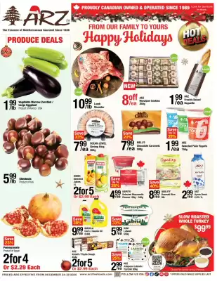 Arz Fine Foods flyer (valid until 30-12)
