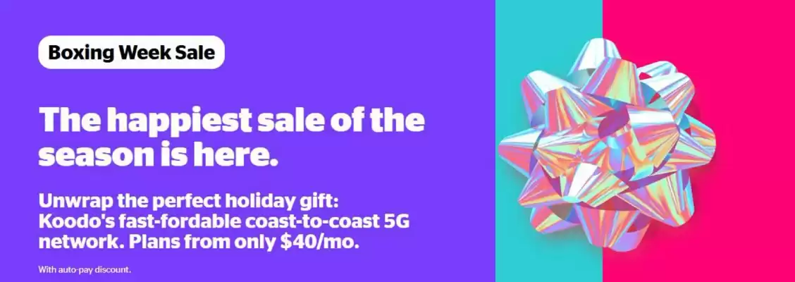 Koodo flyer (valid until 28-12)