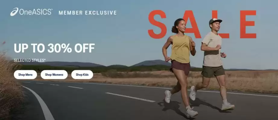 ASICS catalogue (valid until 7-01)