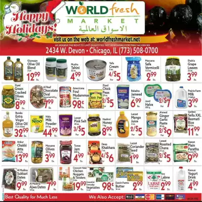 World Fresh Market weekly ad (valid until 1-01)