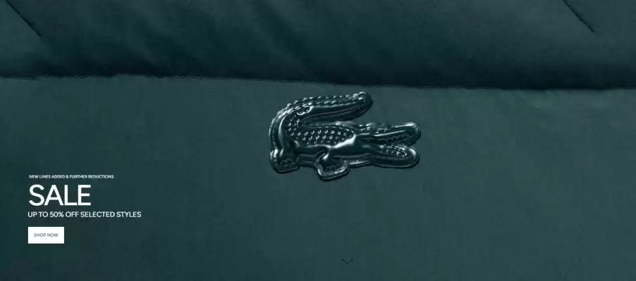 Catalog Lacoste (valid până la 6-01)