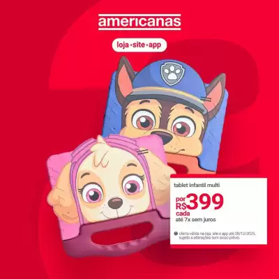 Encarte Lojas Americanas (válido até 28-12)