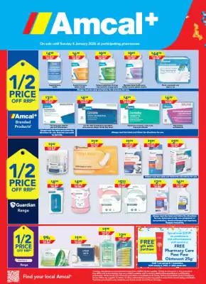 Amcal Pharmacies catalogue (valid until 4-01)