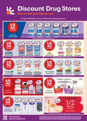 Discount Drug Stores catalogue (valid until 5-01)
