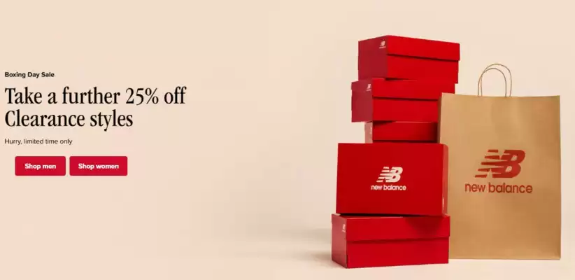 New Balance catalogue (valid until 7-01)