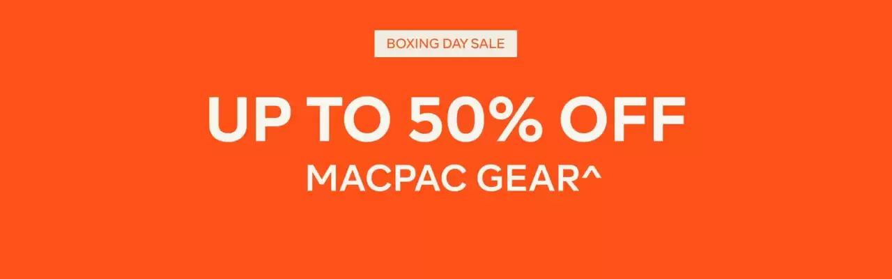 Macpac catalogue (valid until 7-01)