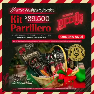 Catálogo Pizzas Piccolo (válido hasta 31-12)