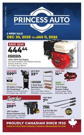 Princess Auto flyer week 52 Page 1