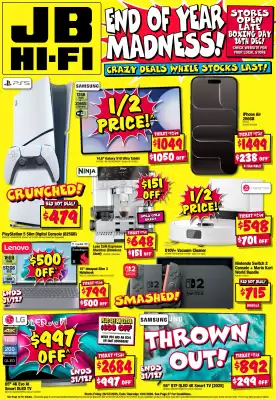 JB Hi-Fi catalogue (valid until 1-01)