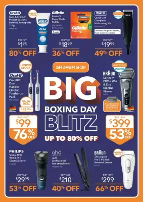 Shaver Shop catalogue (valid until 8-01)