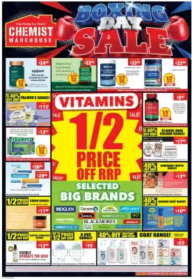 Chemist Warehouse catalogue (valid until 31-12)