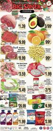 Big Saver Foods weekly ad week 52 Page 1