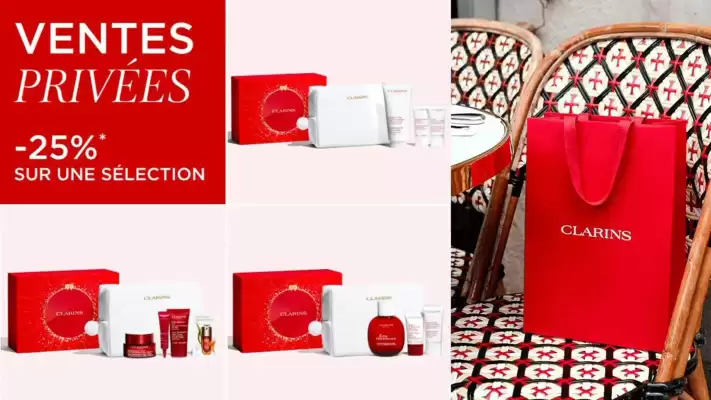 Catalogue Clarins (valable jusqu'au 1-02)
