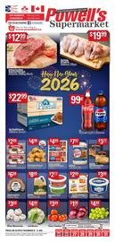 Powell's Supermarket flyer week 52 Page 1