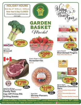 The Garden Basket flyer (valid until 31-12)