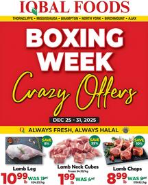Iqbal Foods flyer week 52 Page 1