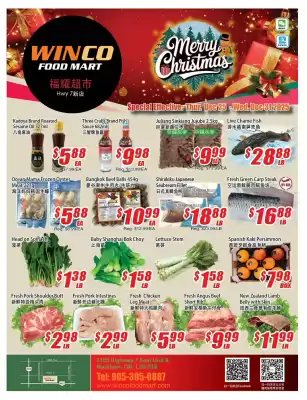 WinCo Food Mart flyer (valid until 31-12)