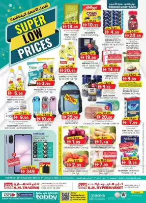 KM Trading catalogue (valid until 4-01)