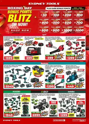 Sydney Tools catalogue (valid until 28-12)