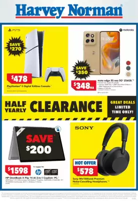 Harvey Norman catalogue (valid until 1-01)