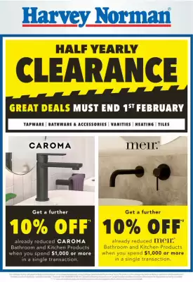 Harvey Norman catalogue (valid until 1-02)
