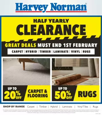Harvey Norman catalogue (valid until 1-02)