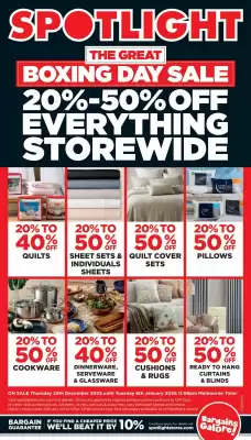 Spotlight catalogue (valid until 6-01)