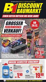 B1 Discount Baumarkt Prospekt woche 52 Seite 1