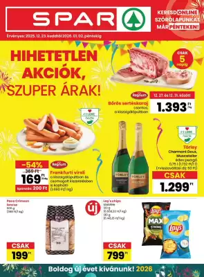 Spar akciós újság