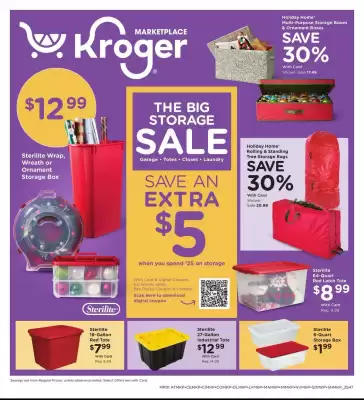 Kroger weekly ad (valid until 1-01)