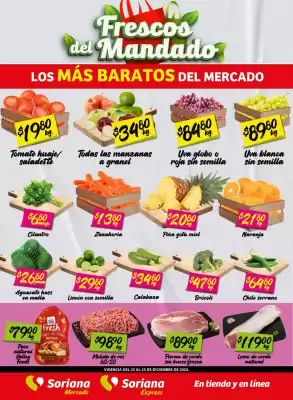 Folleto Soriana Express (válido hasta 25-12)