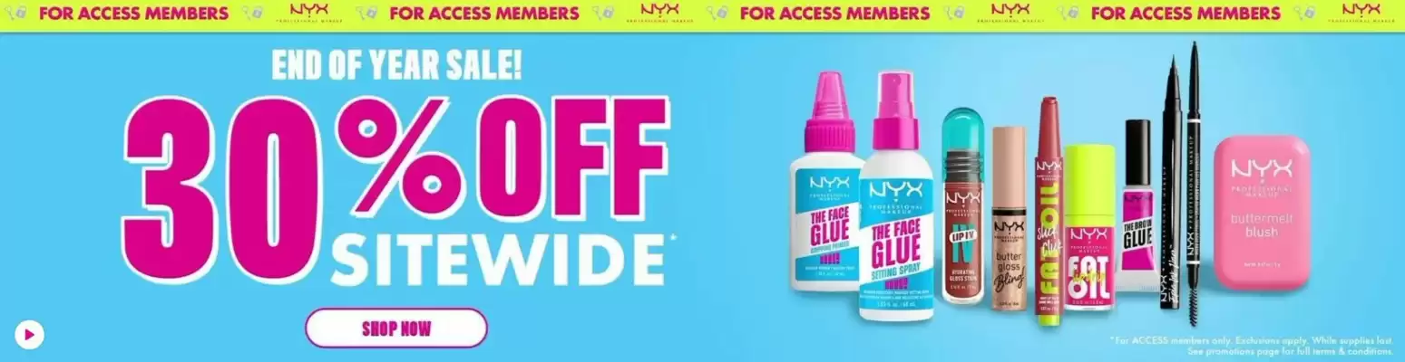 Catalog NYX (valid până la 31-12)